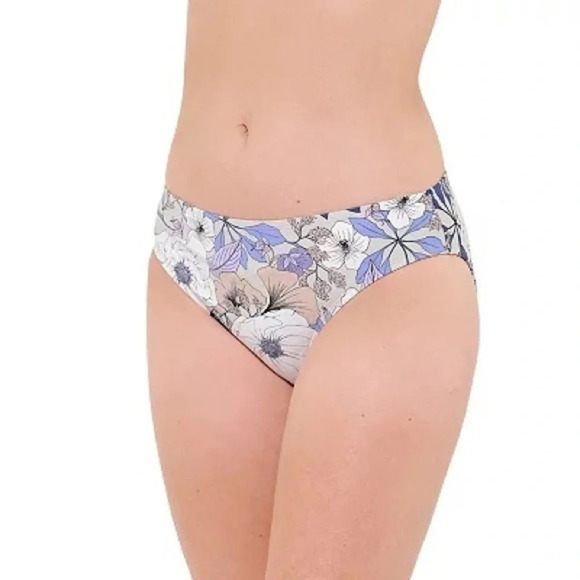 Freshwater size XL multicolor floral bikini blue lavender white cream - Picture 12 of 12